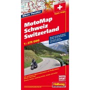 Motorcykelkarta Schweiz Hallwag